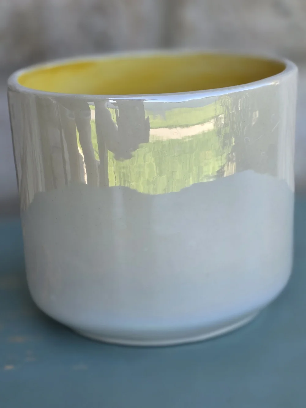 Happy Birthday Ceramic Friendship Light Candle Holder — Pink & White